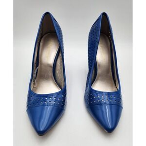 Christian Siriano for payless Size 10 Women blue man made Pump heel Dress Shoes